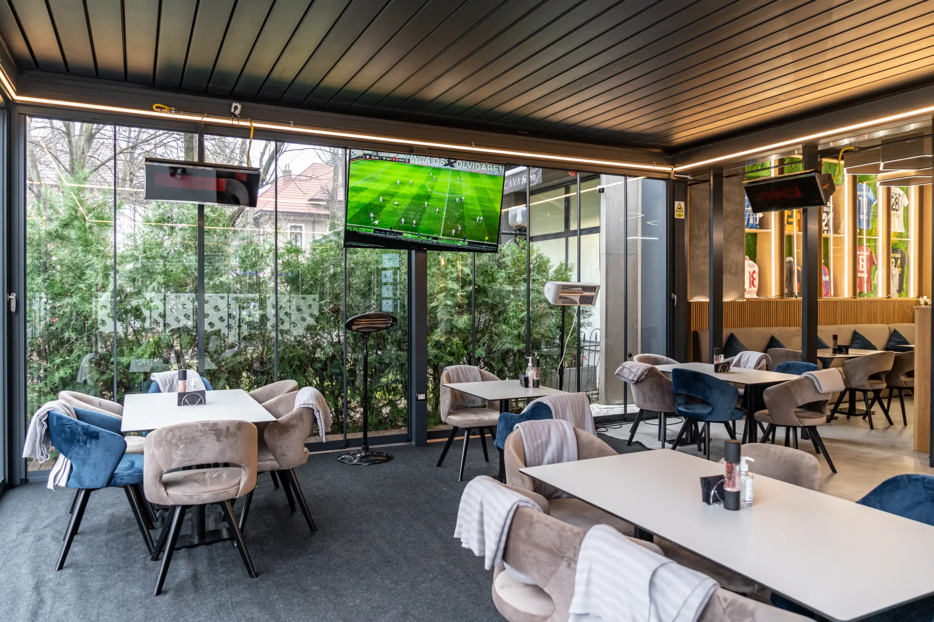 incalzitor terasa pe gaz tip panou ceramic